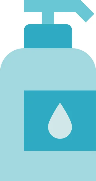 Ikona Higieny Mydła Płynie — Wektor stockowy