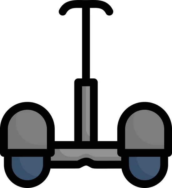Automotive Cycle Machine Icon Vehicles Modes Transportation Category — 图库矢量图片