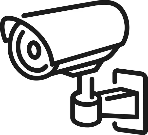 Kamera Cctv Sicherheitssymbol — Stockvektor