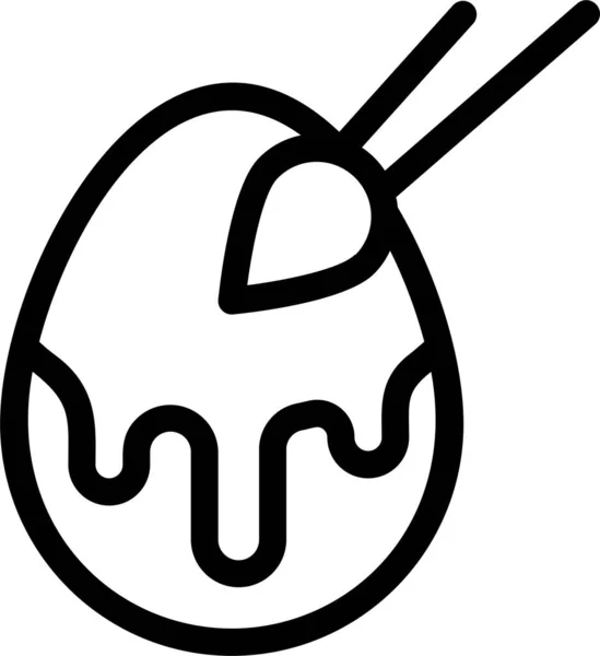 Икона Пасхального Дня Категории Пасхальные Яйца — стоковый вектор