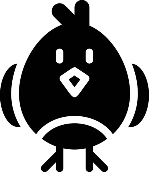 Κοτόπουλο Easter Day Egg Icon Στην Κατηγορία Easter — Διανυσματικό Αρχείο