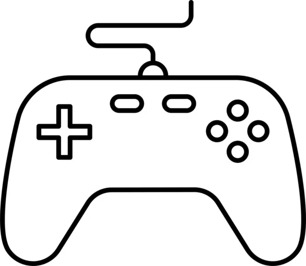 Spelkonsol Joysticken Ikon — Stock vektor