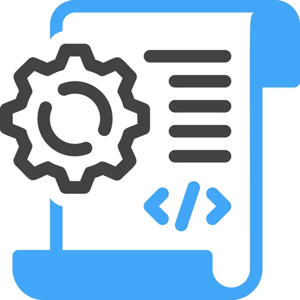 Programación Informática Icono Desarrollo Codificación — Archivo Imágenes Vectoriales