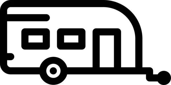 Автомобільний Значок Караванної Машини Категорії Транспортних Засобів Режимів Транспорту — стоковий вектор