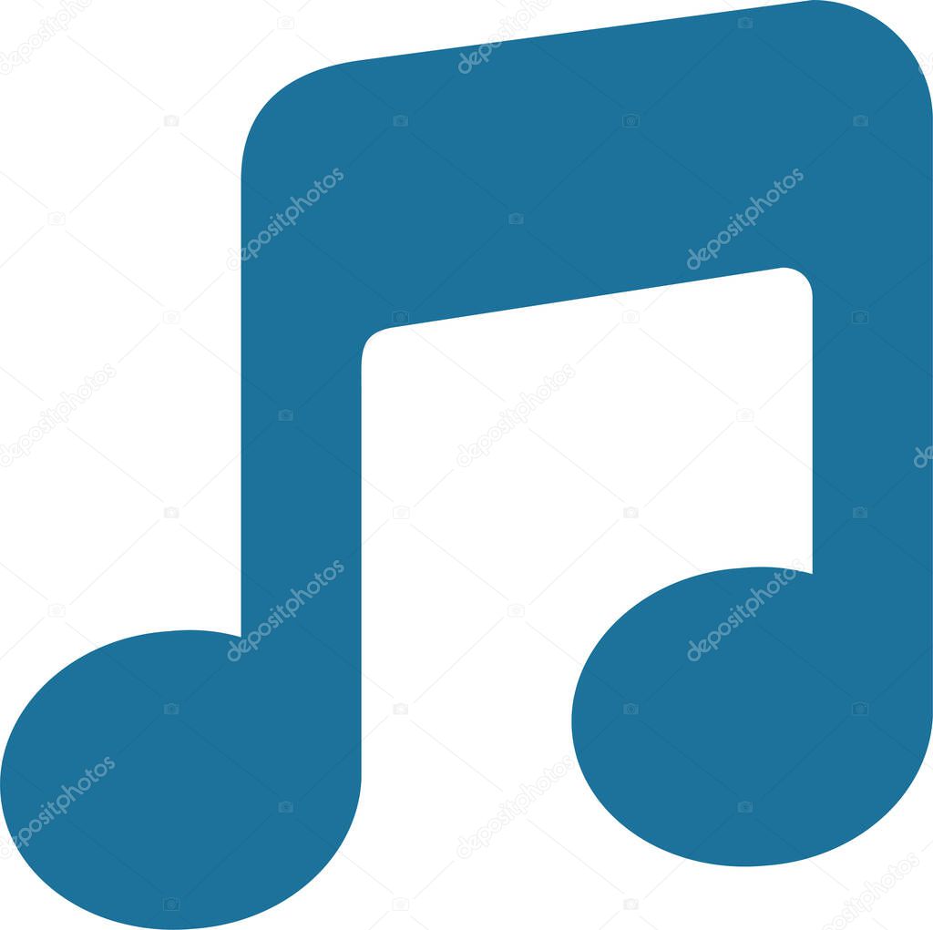 Nota Musical Nota Musical Icono Música Estilo Sólido Vector de stock por  ©iconfinder 536730584, image size:1024x1021