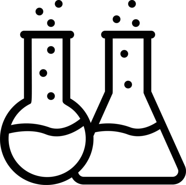 Química Educación Conocimiento Icono — Vector de stock