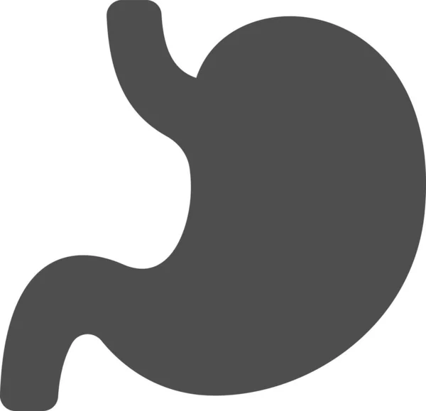 Ikona Lidských Žaludečních Orgánů — Stockový vektor