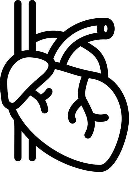 Значок Біології Серця — стоковий вектор