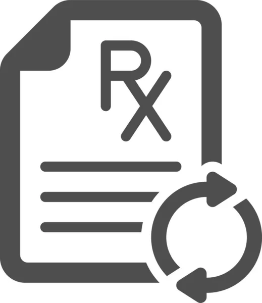 Symbol Für Verschreibungspflichtige Medikamente — Stockvektor