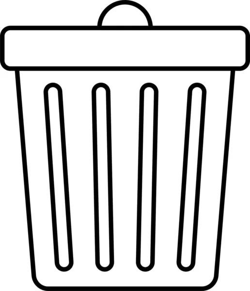 Bin Lösche Recycle Icon — Stockvektor