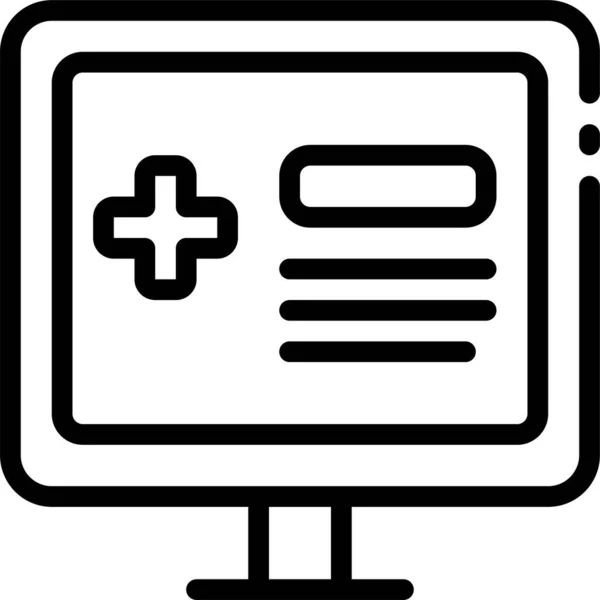 Verwaltung Computer Digitales Symbol Der Kategorie Elektronische Geräte Geräte — Stockvektor