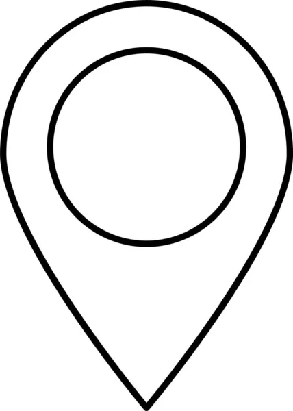 Gps Location Marker Icon Photography Category — Stock Vector