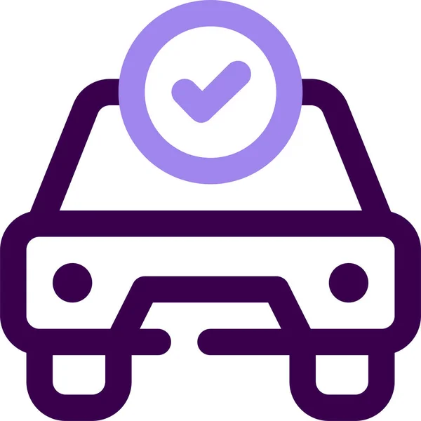 Araba Onarımı Yedek Parça Servis Simgesi — Stok Vektör