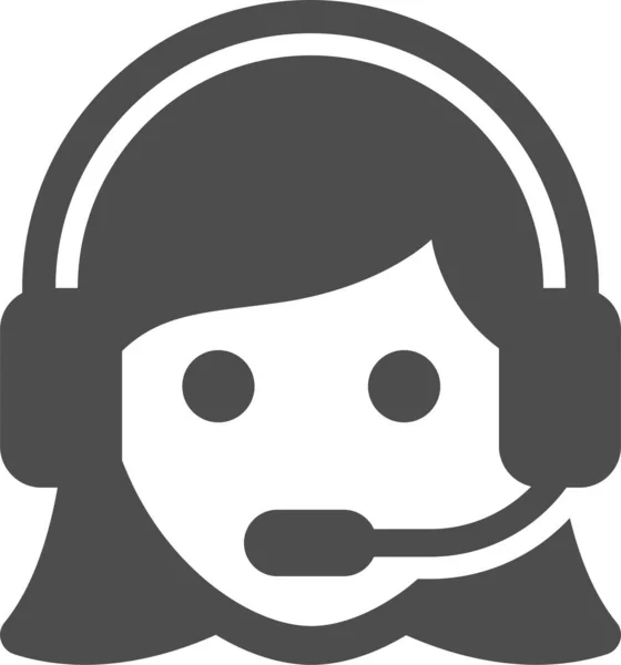 Call Center Υποστήριξη Πελατών Live Chat Εικονίδιο — Διανυσματικό Αρχείο