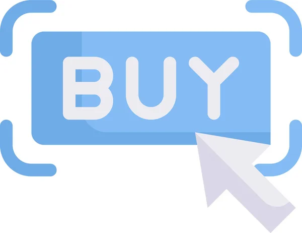 Arrow Buy Button Ecommerce Icon Shopping Ecommerce Category — 图库矢量图片