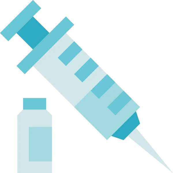 Allergy Medical Syringe Icon — Stock Vector