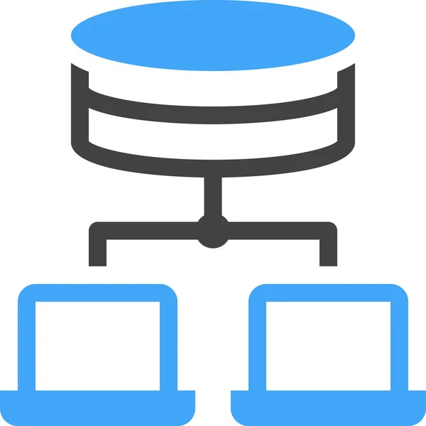 Databasenettikon – stockvektor