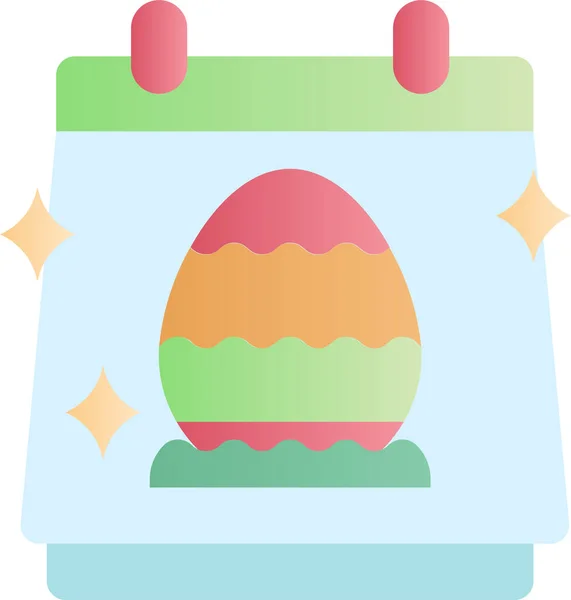 Easter Spring Celebration Icon — Stock Vector