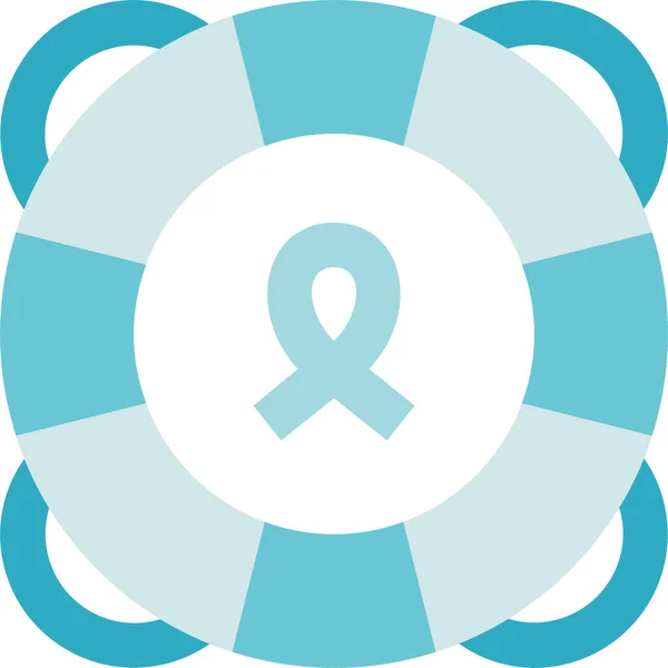 Charity Donation Lifesaver Icon — Stock Vector