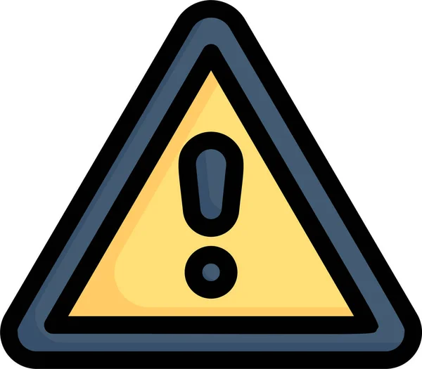 Alert Danger Sign Factory Icon — Stock Vector