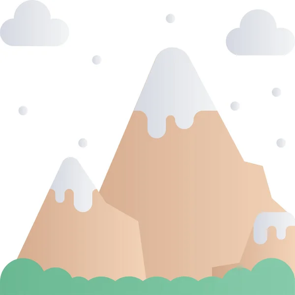 Ikone Der Wintersaison — Stockvektor
