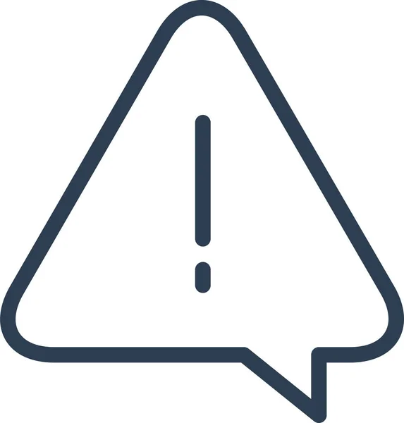 Alert Attention Bubble Icon — 图库矢量图片