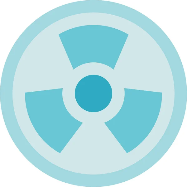 Nuclear Energy Power Radioactive Icon —  Vetores de Stock