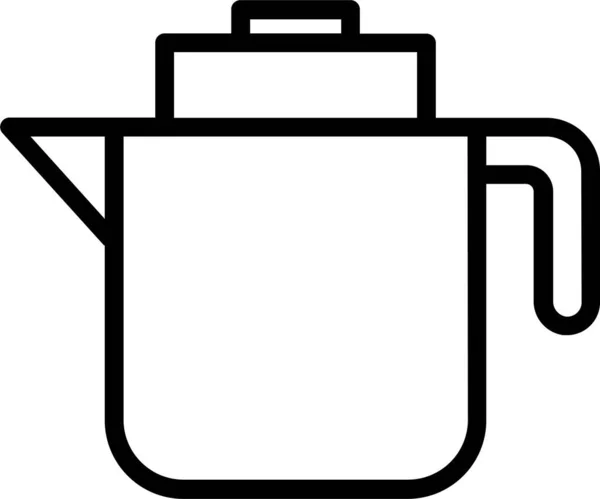 Cafe Cafe Kahve Makinesi Simgesi — Stok Vektör