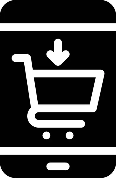 Ecommerce Market Place Online Shop Icon Shopping Ecommerce Category — Stock vektor