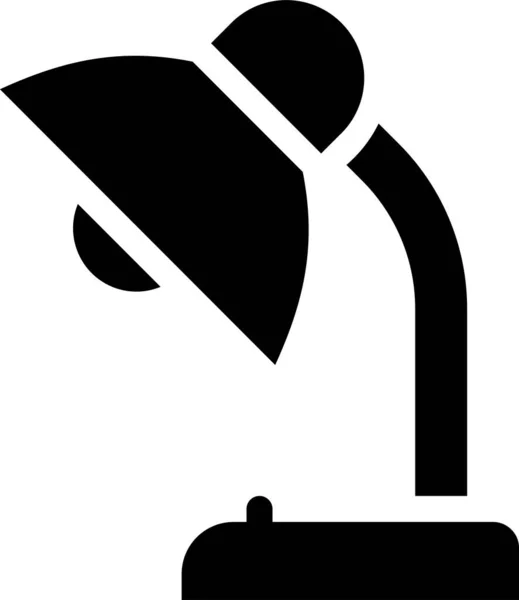 Empresa Empresa Icono Lámpara Escritorio — Archivo Imágenes Vectoriales