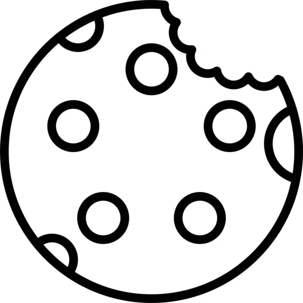 Keks Kekse Essen Symbol — Stockvektor