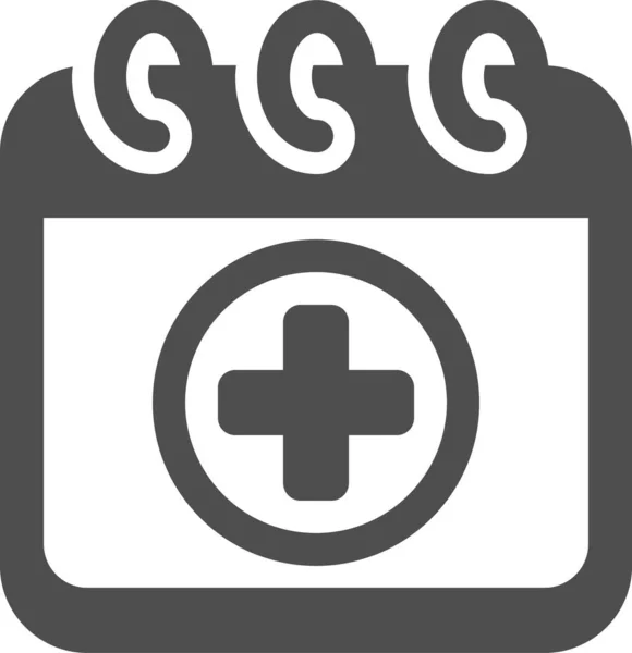 Ikona Wizyty Lekarskiej — Wektor stockowy