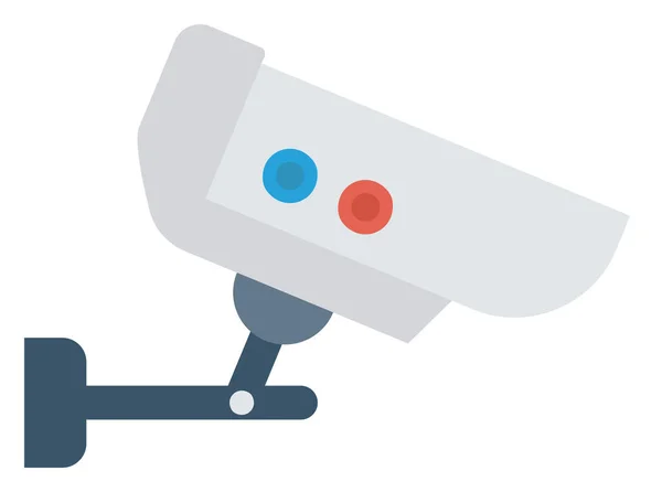 Kamera Cctv Privacy Icon Flachen Stil — Stockvektor