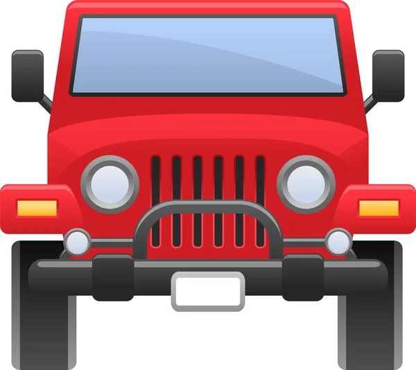 Auto Jeep Doprava Ikona Vozidlech Mody Doprava Kategorie — Stockový vektor