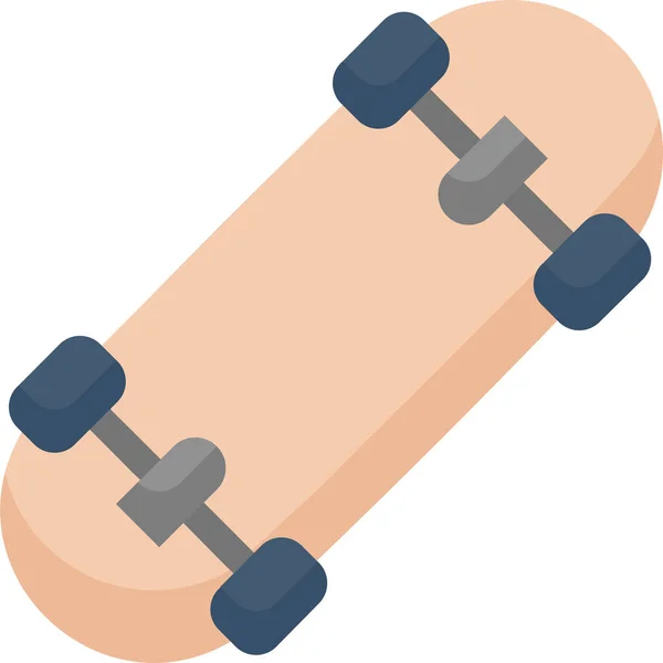 Bilmaskin Skate Ikon Fordon Transportsätt Transport Kategori — Stock vektor