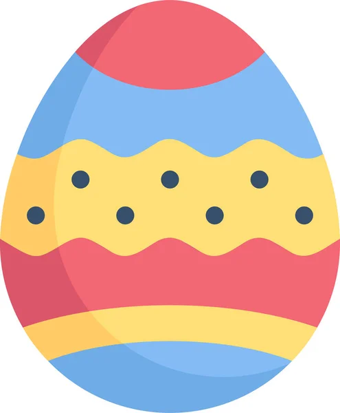 Giorno Pasqua Uovo Pasqua Icona Nella Categoria Pasqua — Vettoriale Stock