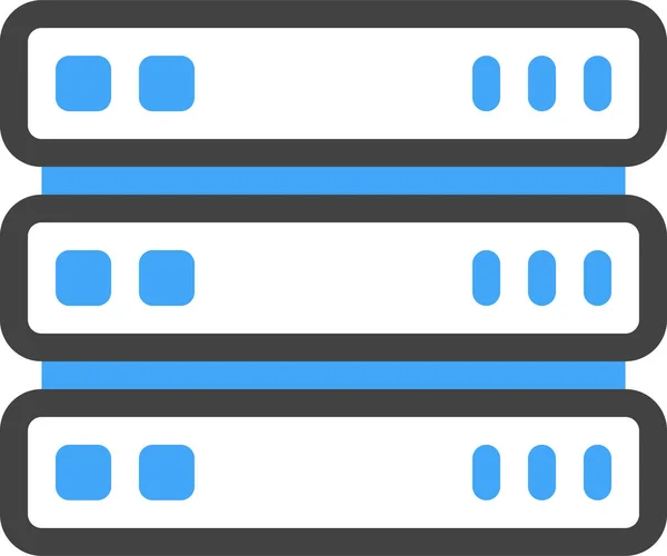 Icona Del Server Rete Del Database — Vettoriale Stock