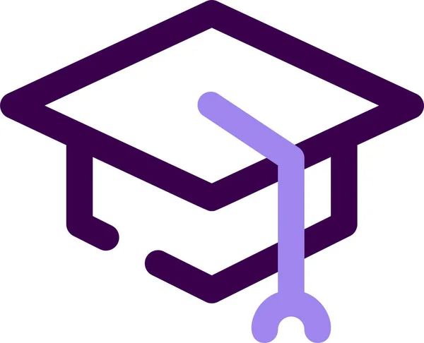 Ikona Kształcenia Szkolnego — Wektor stockowy