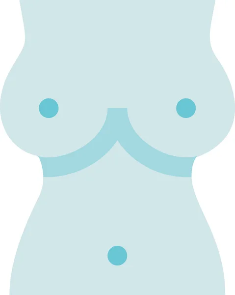 Body Breast Chest Icon — 图库矢量图片