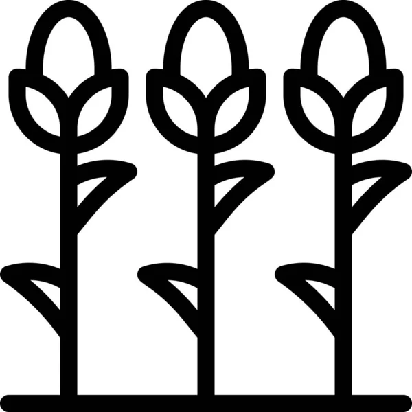 Zemědělská Zahradnická Ikona — Stockový vektor