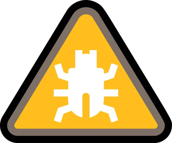 Virus Protection Computer System Icon — 图库矢量图片