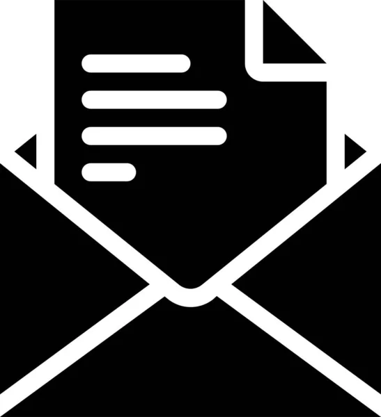 Mail Commerce Posteingangssymbol Der Kategorie Shopping Commerce — Stockvektor