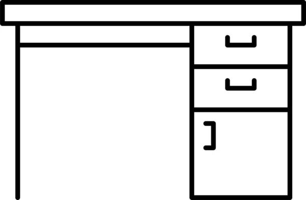 Значок Ящика Стола — стоковый вектор