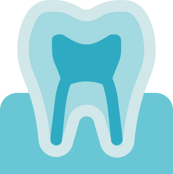Gum Organ Anatomy Tooth Icon — Stock Vector
