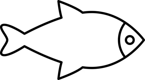 Fish Food Ocean Icon — 图库矢量图片