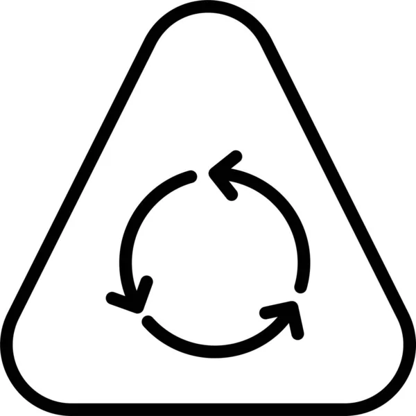 Recycle Arrow Retry Icon — Stock Vector