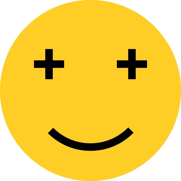 Emoji Emoção Ícone Essencial Estilo Plano —  Vetores de Stock