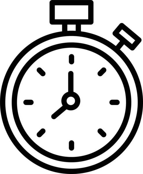 Alarm Horloge Klokpictogram — Stockvector