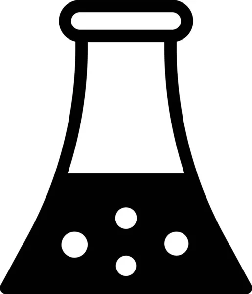 Ikona Badania Kolby Eksperymentalnej Kategorii Edukacja Nauka — Wektor stockowy