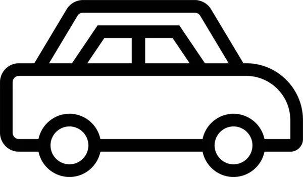 Auto Αυτοκίνητο Οδικών Εικονίδιο Στυλ Περίγραμμα — Διανυσματικό Αρχείο